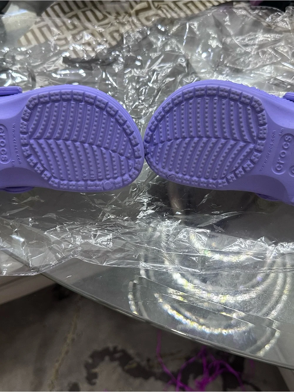 Kids Crocs Purple- Comfortable Slip-On Sandals